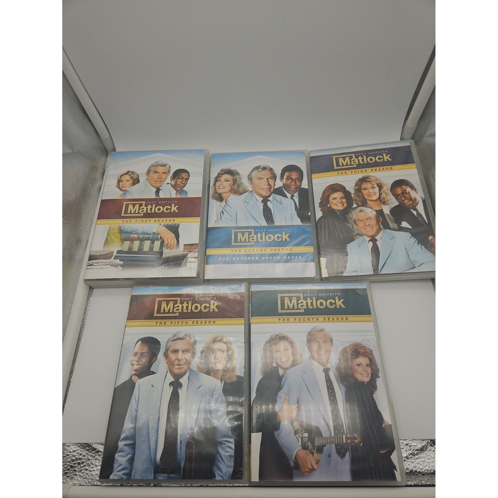 Matlock Season 1-5 DVD Sets 2010 Pressing Dolby Digital Audio CBS And Paramount
